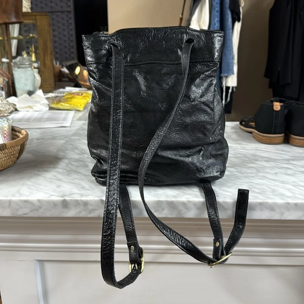Sold calleen Cordero Dante  Crinkle Patent Leather Embellished Convertible Bag
